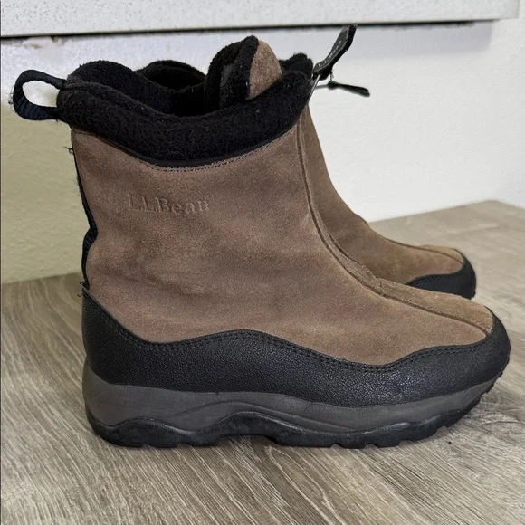 L.L. Bean Brown and Black Winter Boots - Picture 1 of 7